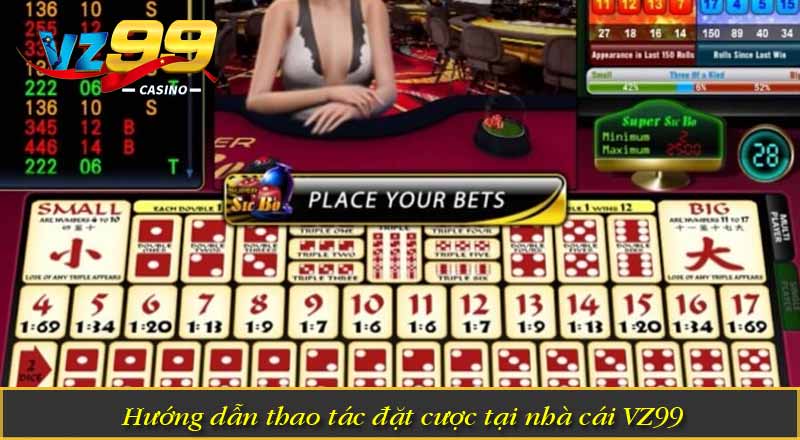 Sicbo Online – Game Đỉnh VZ99 Với Hơn 1 Triệu Người Chơi 7 Hướng dẫn thao tác đặt cược tại nhà cái VZ99